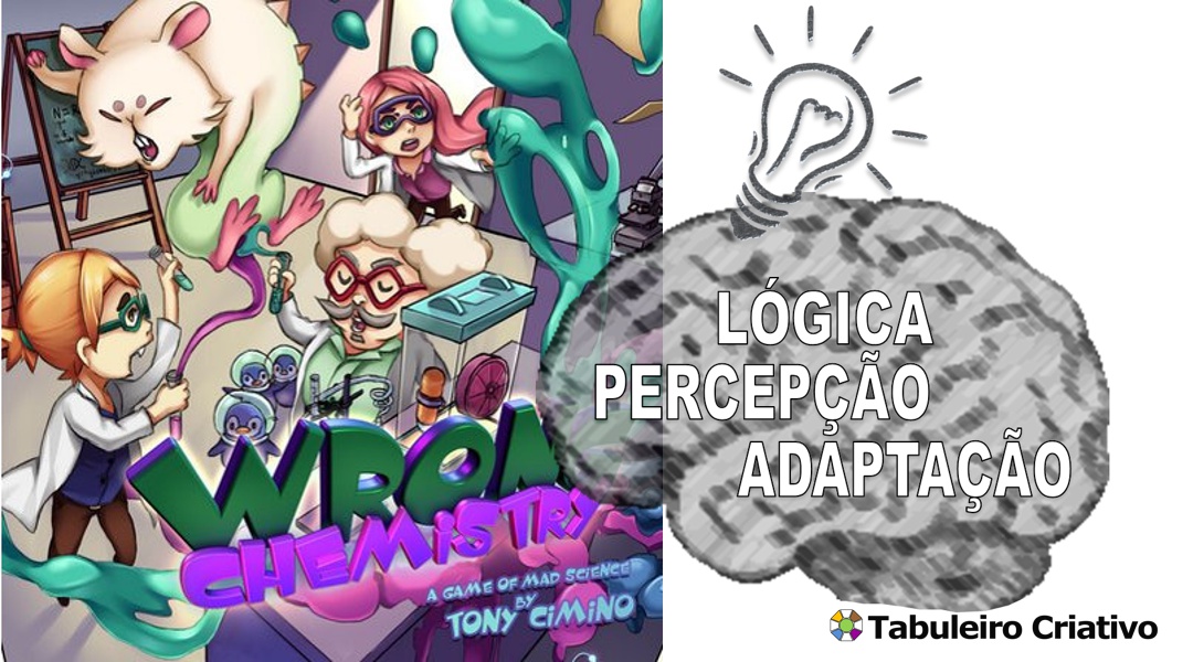 Imagem ilustrativa das habilidades exercitadas durante o jogo Wrong Chemistry 